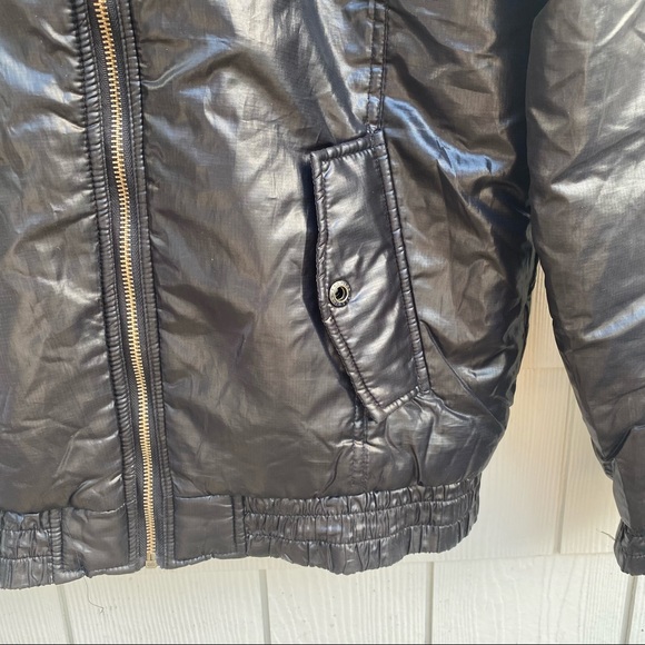 Vintage kappa bomber puffer jacket with detachable hood - Picture 3 of 15